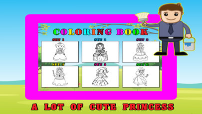 Скриншоты Princess Kids Coloring Book For Girl - 48 Pages