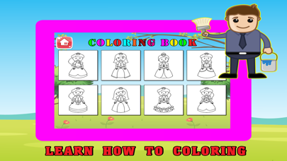 Скриншоты Princess Kids Coloring Book For Girl - 48 Pages