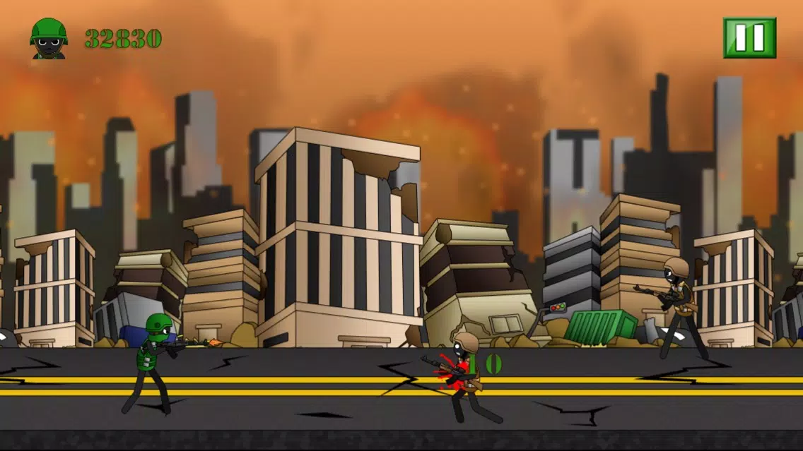 تصاویر Stick-Man City Fight-ing Army Shoot-er