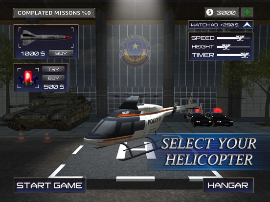 Police Helicopter Simulator 24 iPad  Screenshots