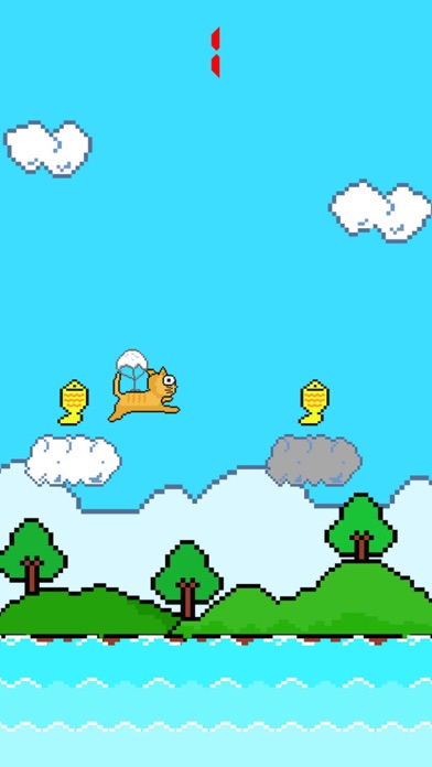 Tangkapan layar Flappy Cat- Mega Jump to Escape