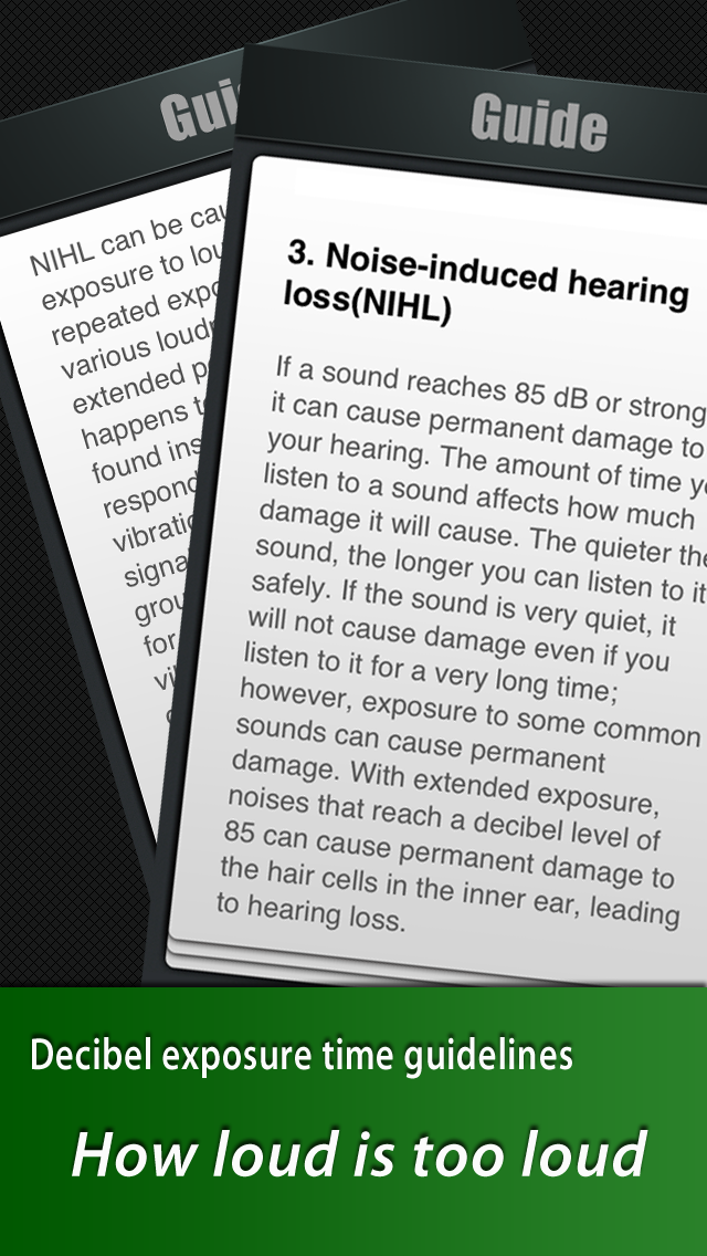 Decibel Meter - Measure the sound around you with ease Screenshots
