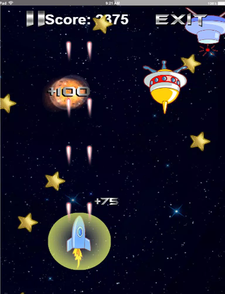 صور Galaxy War:Battle By Shooting Alien for Kids iPad 