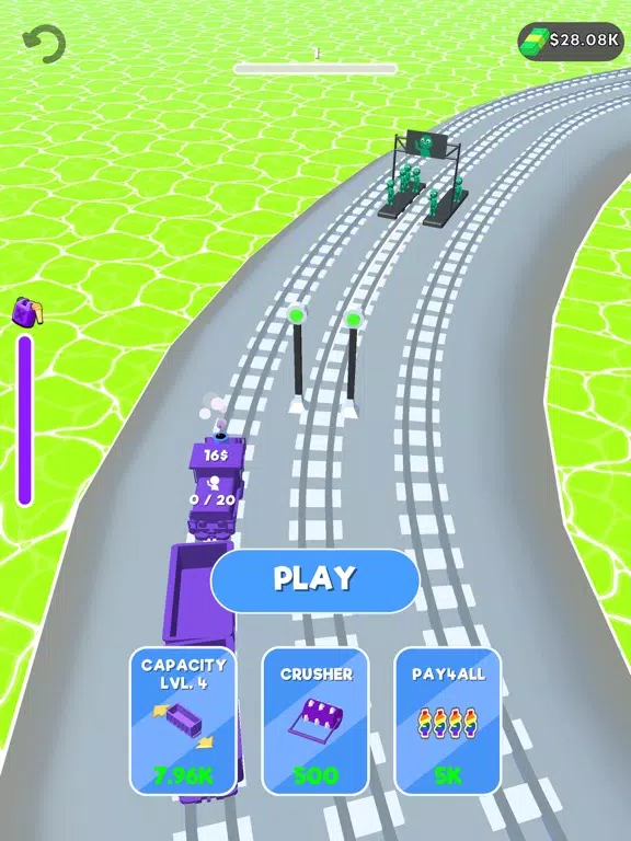 Capturas de tela do Train Zoom Delivery iPad 
