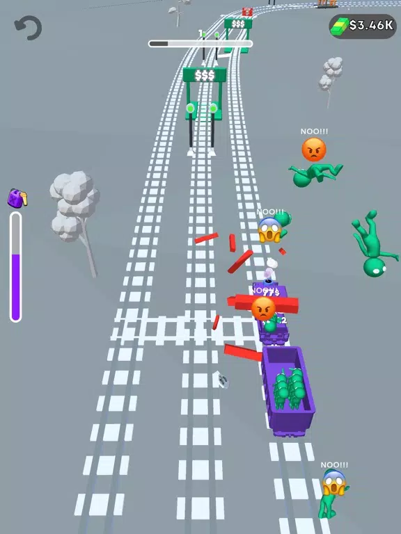 Capturas de tela do Train Zoom Delivery iPad 