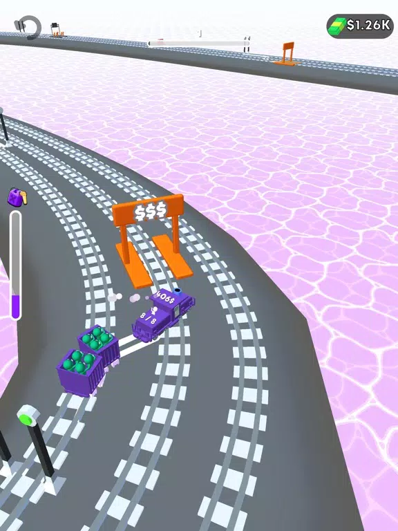 Capturas de tela do Train Zoom Delivery iPad 