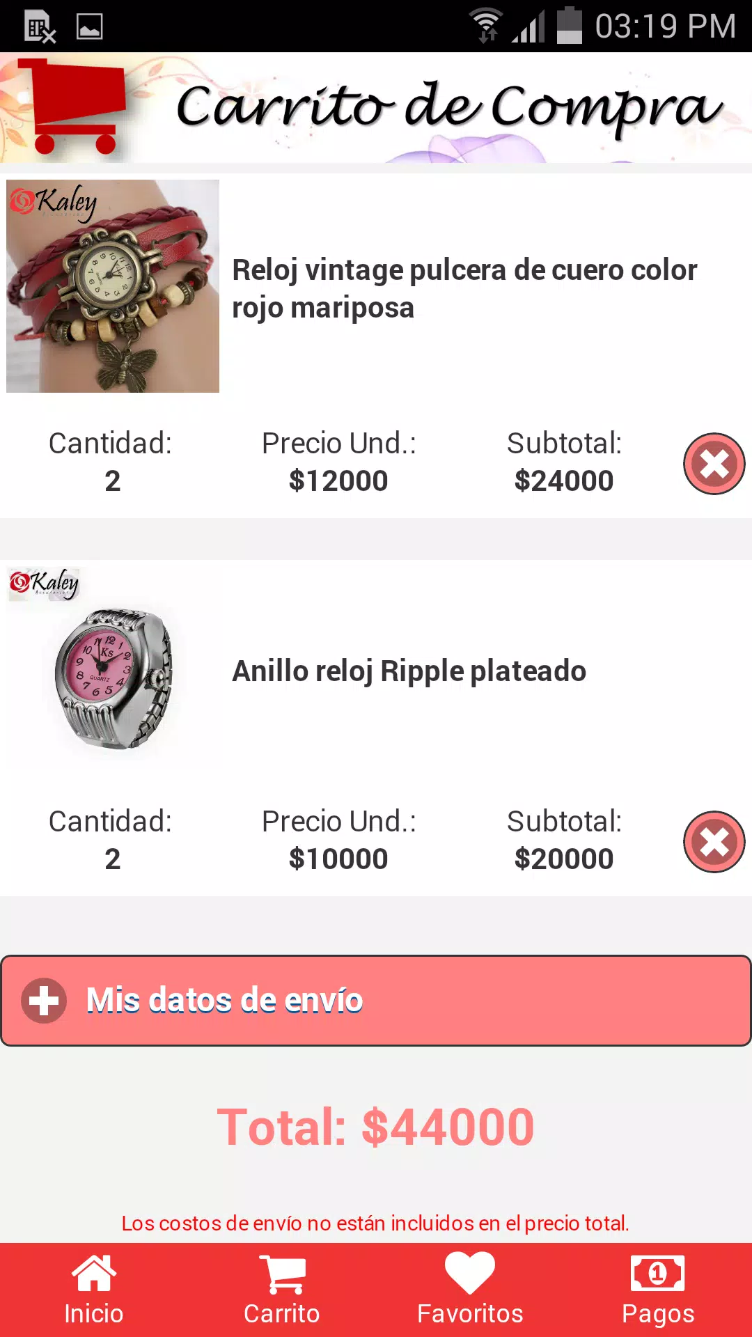 Kaley Accesorios Screenshots