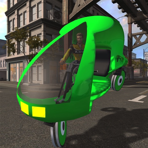 Velotaxi: cycle rickshaw simulator Velotaxi: cycle rickshaw simulator