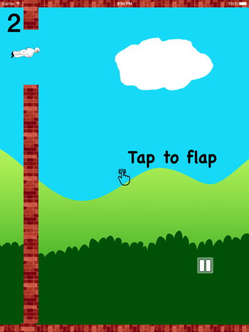 Zrzuty ekranu Flappy Farty Man - Free Wingsuit Flight Game iPad 
