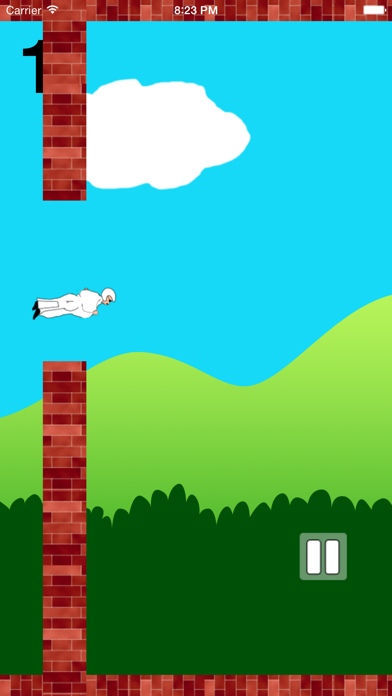 Zrzuty ekranu Flappy Farty Man - Free Wingsuit Flight Game