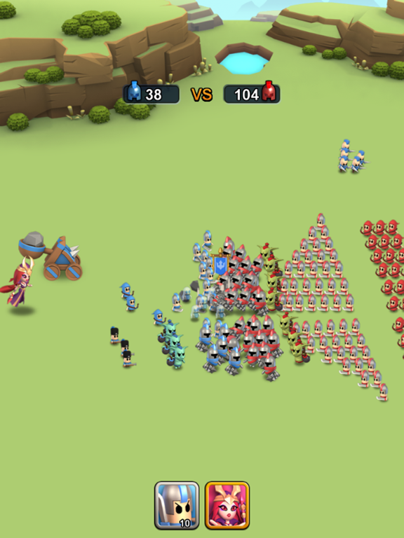 Hero Clash War iPad  स्क्रीनशॉट