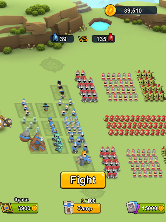 Hero Clash War iPad  स्क्रीनशॉट