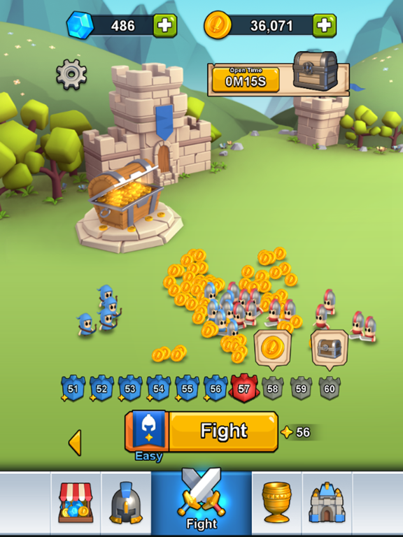 Hero Clash War iPad  स्क्रीनशॉट