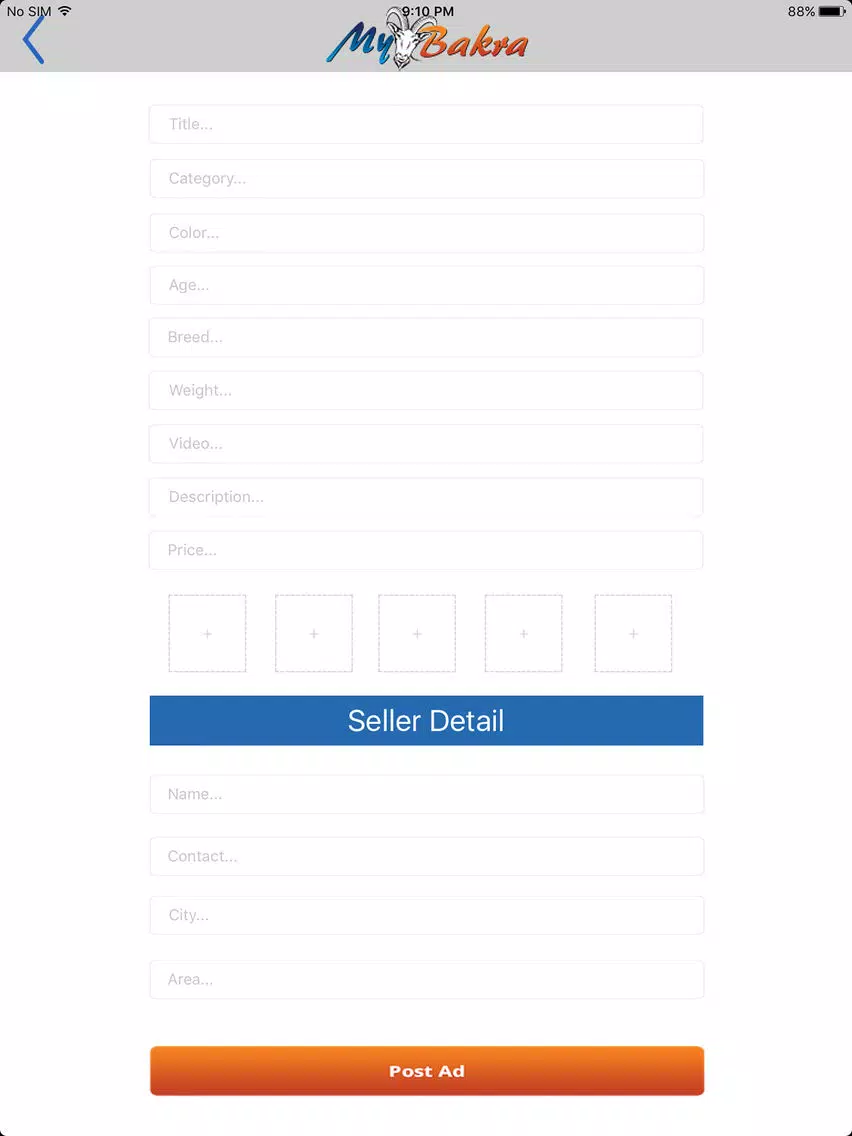MY BAKRA : Buy Bakra Online iPad Screenshots