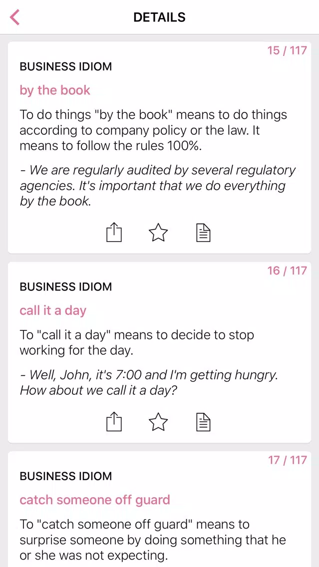 Love Business idioms in English Screenshots