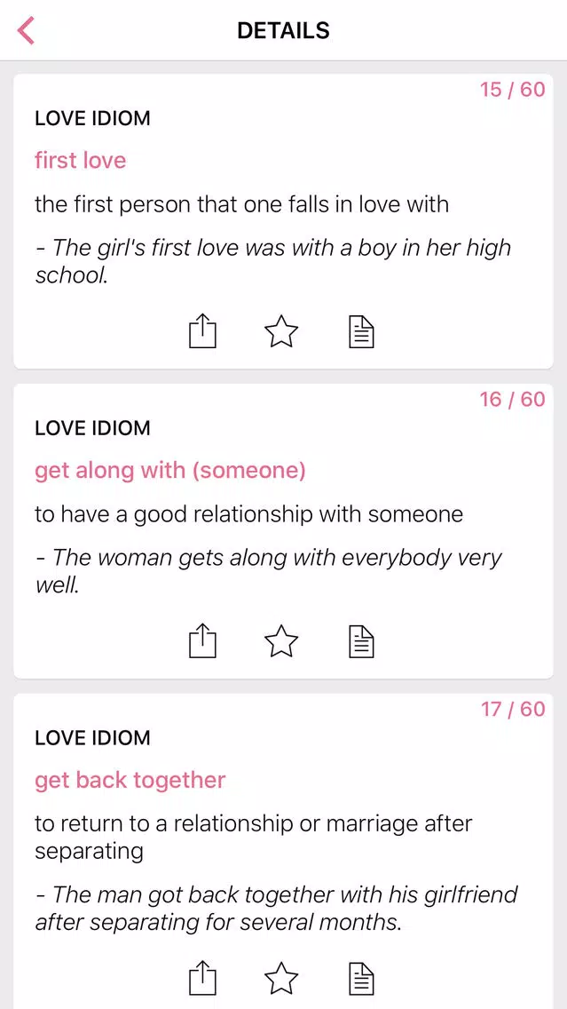 Love Business idioms in English Screenshots