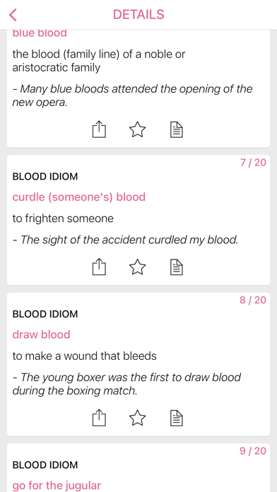 Body Legal idioms in English Screenshots