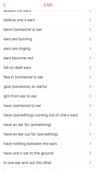 Body Legal idioms in English Screenshots