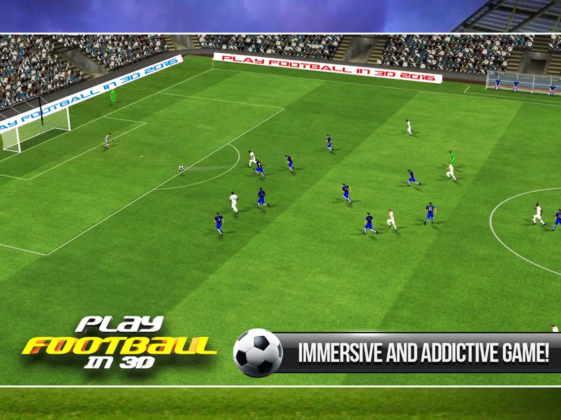 Play Football In 3D : Real Football / Soccer Game iPad Screenshots