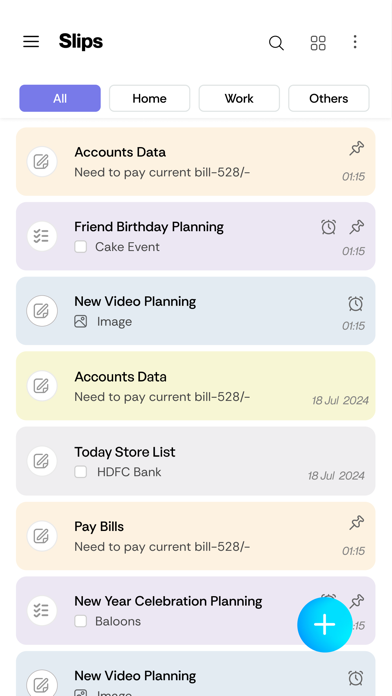Slips - Notepad Screenshots
