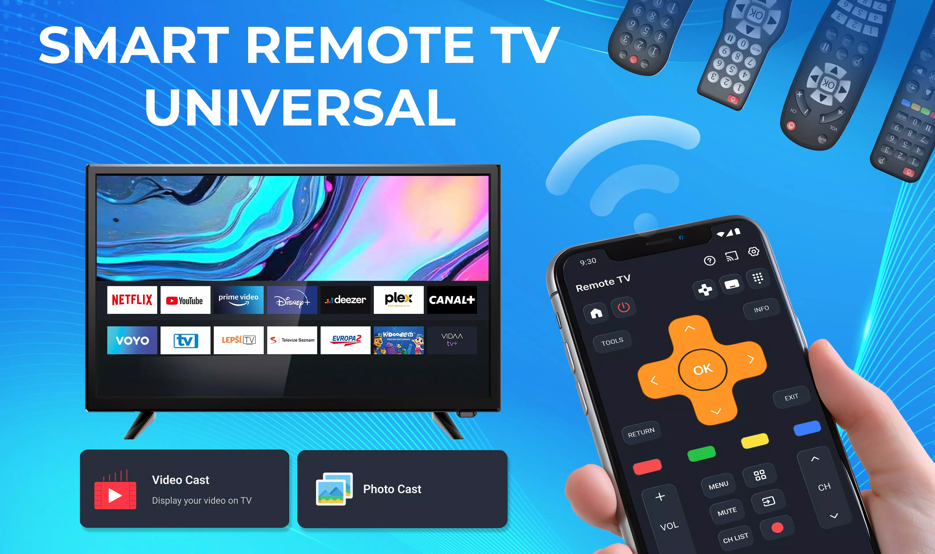 Smart TV Remote Control & Cast Screenshots