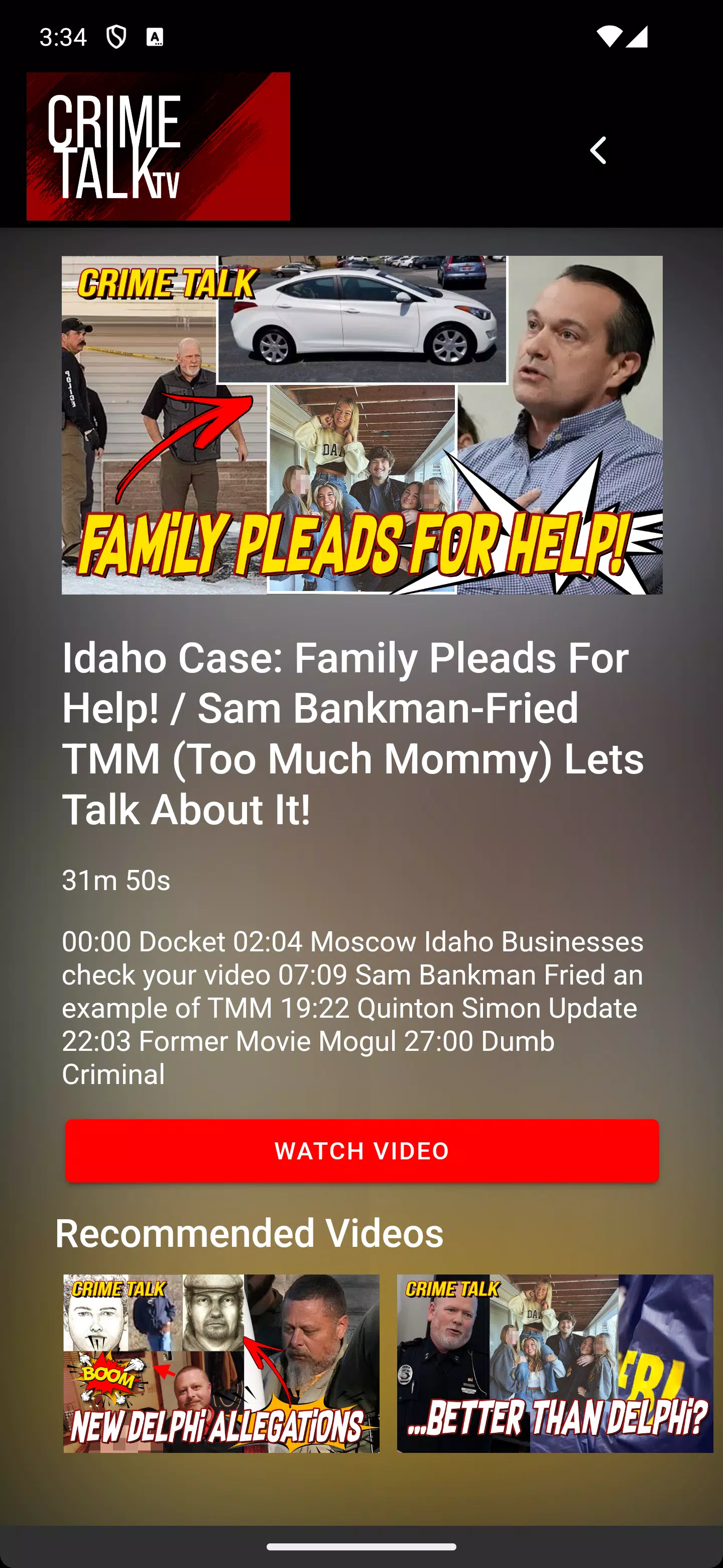 Crime Talk TV Screenshots