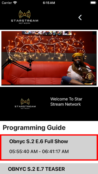 Star Stream Network Screenshots