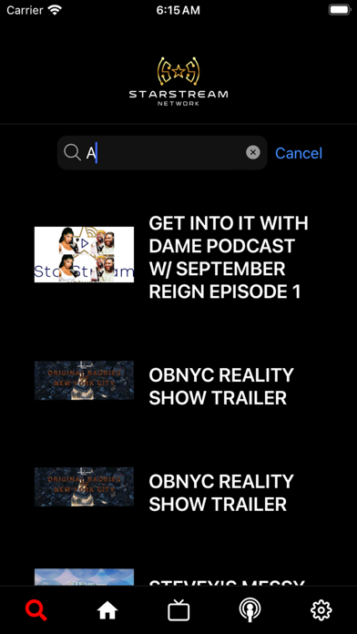 Star Stream Network Screenshots