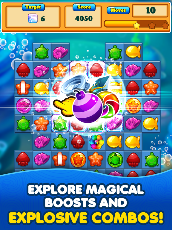 Fish Match! Aquarium Pop Mania iPad Screenshots