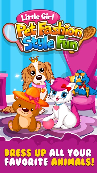 Little Girl Pet Fashion! Cute Dress-Up Spa & Salon Screenshots