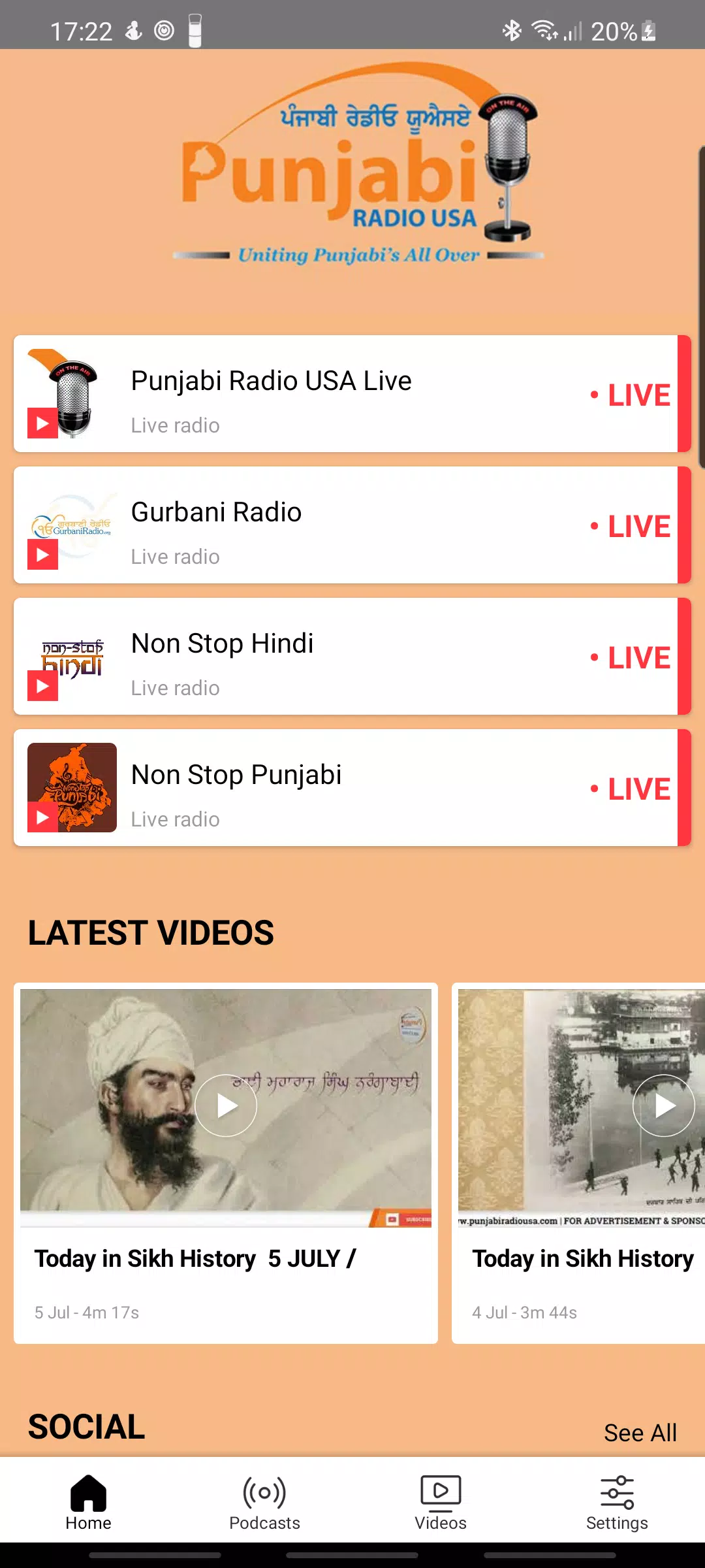 Punjabi Radio USA 스크린샷