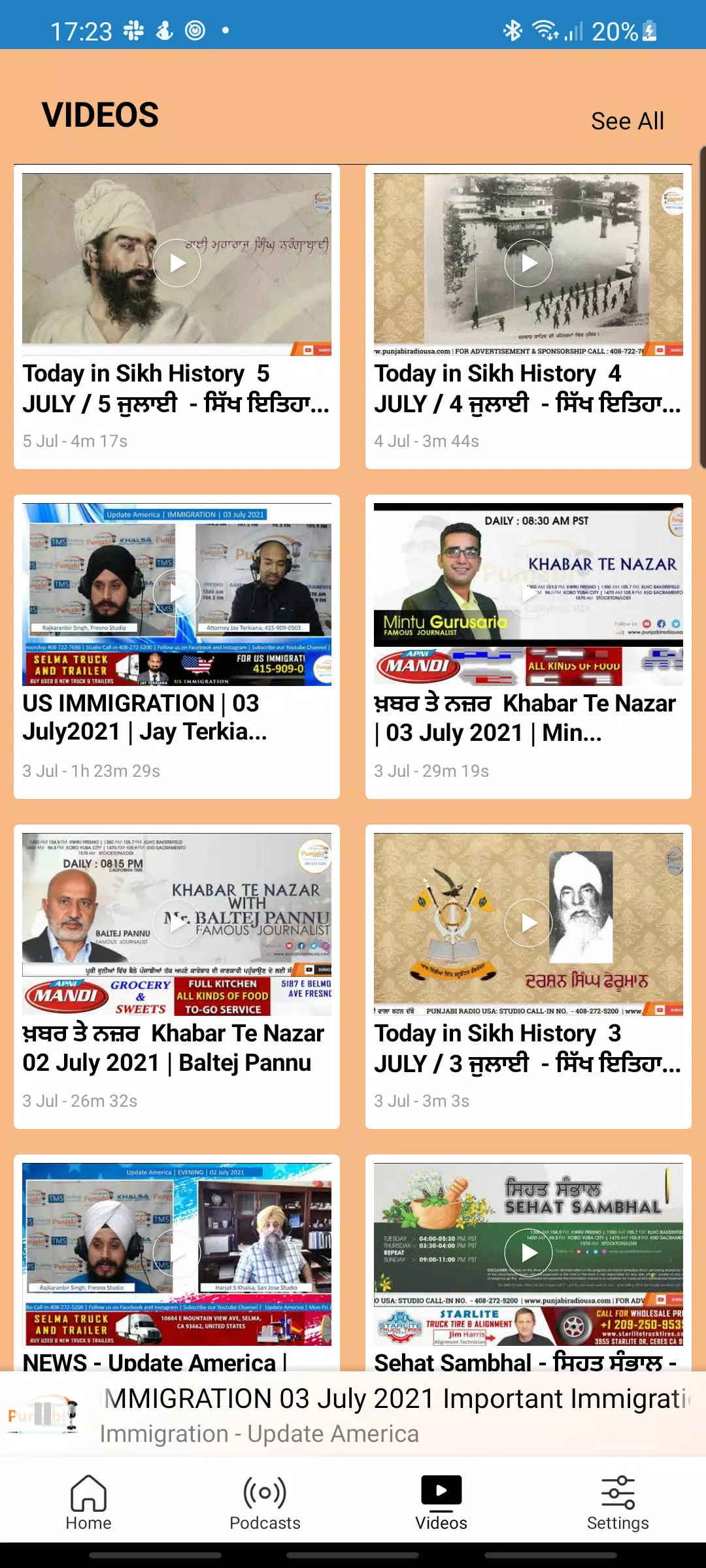 Punjabi Radio USA 스크린샷