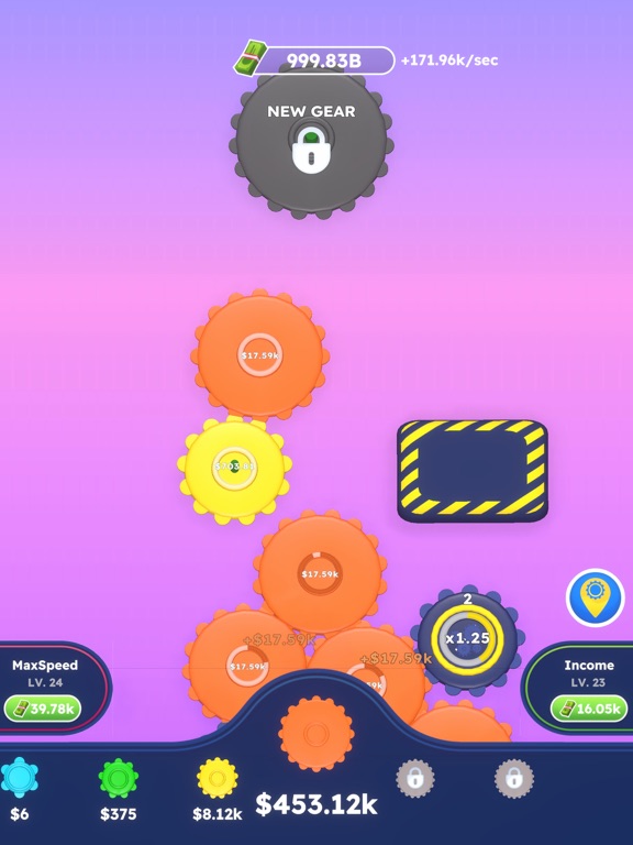 Cogs Clicker iPad Screenshots