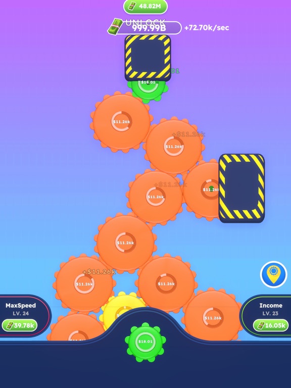 Cogs Clicker iPad Screenshots