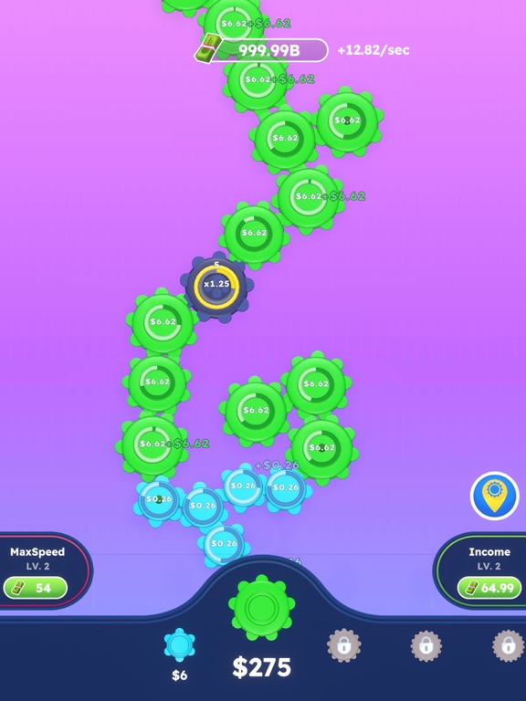 Cogs Clicker iPad Screenshots