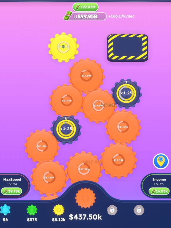 Cogs Clicker iPad Screenshots