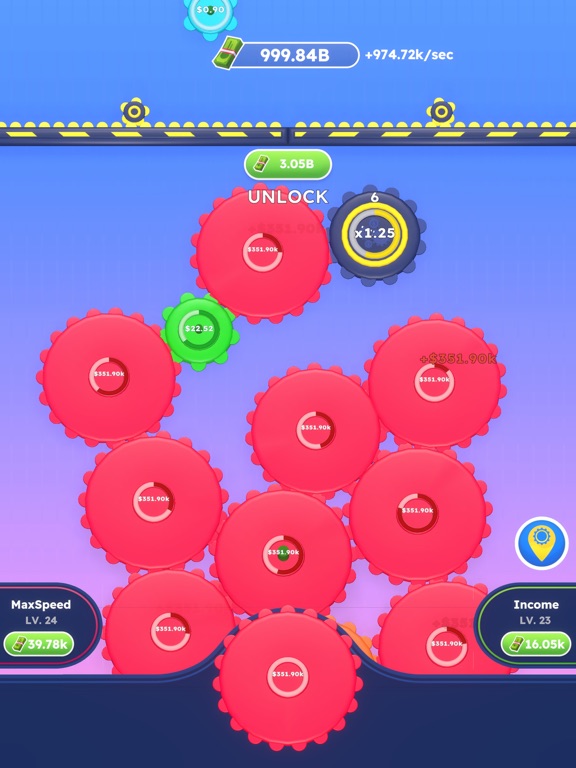 Cogs Clicker iPad Screenshots