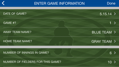 Screenshot di Play Ball Lineup - Youth Baseball and Softball Lineup Maker