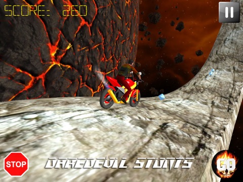 Hell Rider - Extreme Bike Stunts Free iPad Screenshots