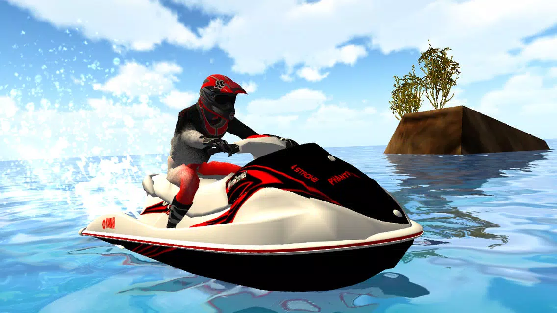 ภาพหน้าจอของ Action Jetski Jumps Free