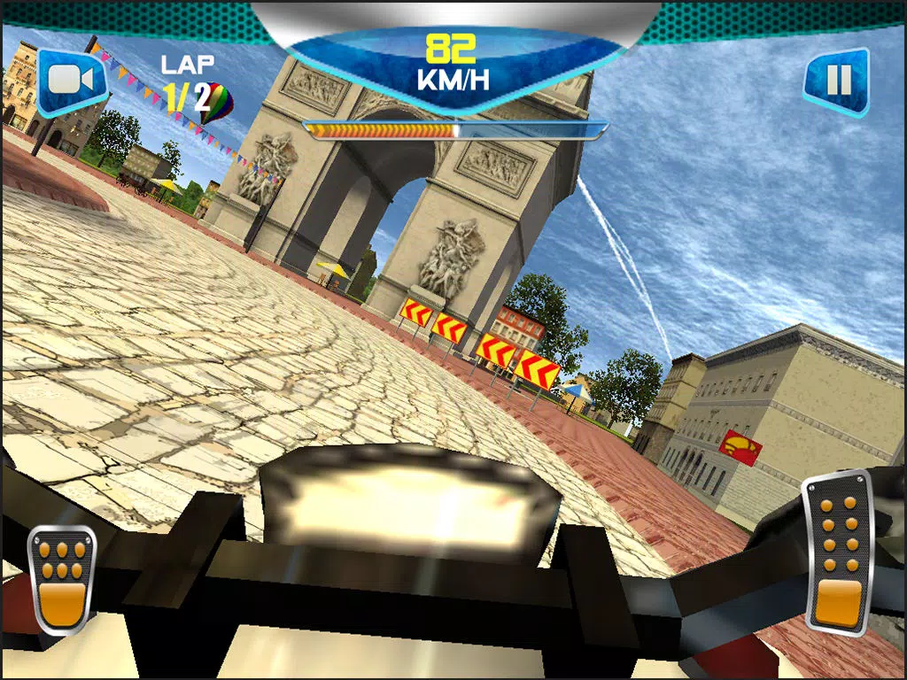 3D City Bike Rider Free iPad Screenshots