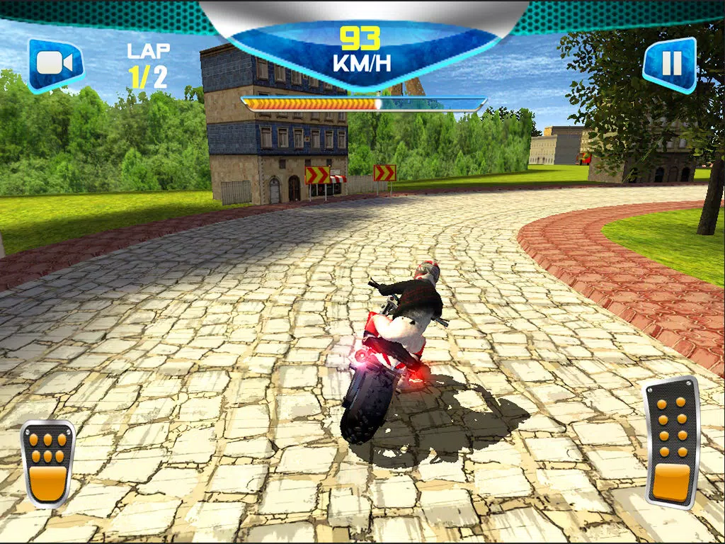 3D City Bike Rider Free iPad Screenshots