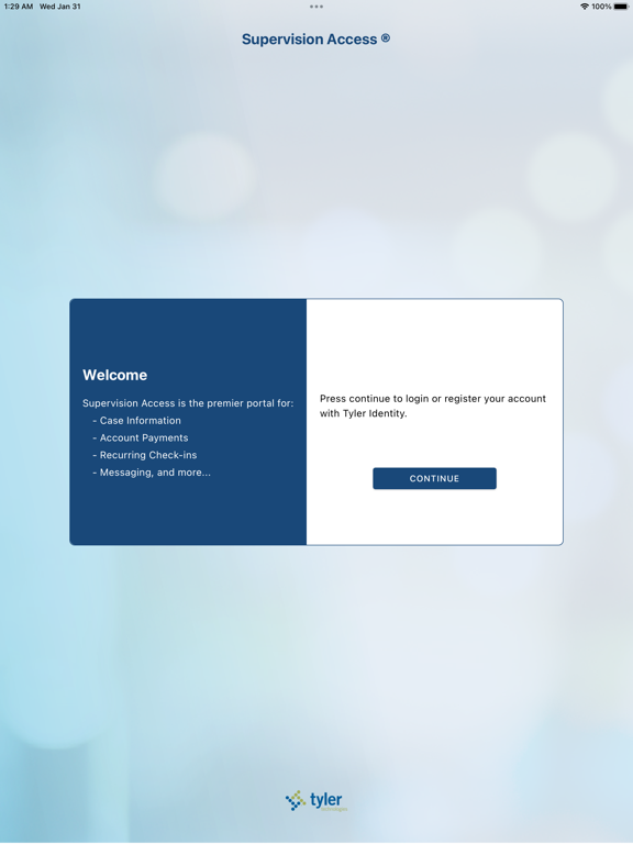 Supervision Access iPad Screenshots