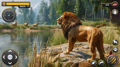 Captures d'écran de Lion Simulator Animal Game 3D