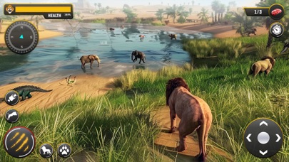 Captures d'écran de Lion Simulator Animal Game 3D