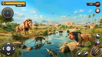 Captures d'écran de Lion Simulator Animal Game 3D
