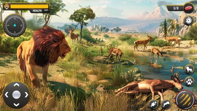 Captures d'écran de Lion Simulator Animal Game 3D