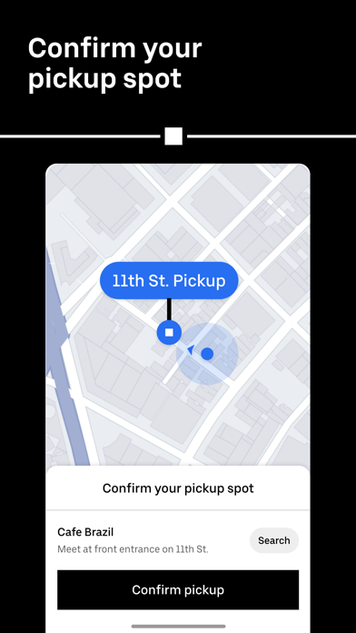 Uber - Request a ride Screenshots