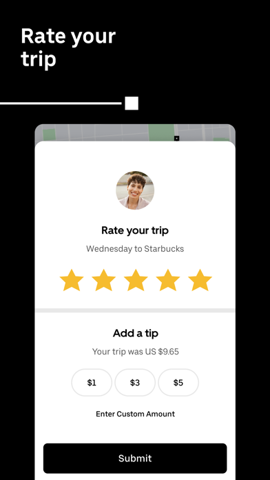 Uber - Request a ride Screenshots