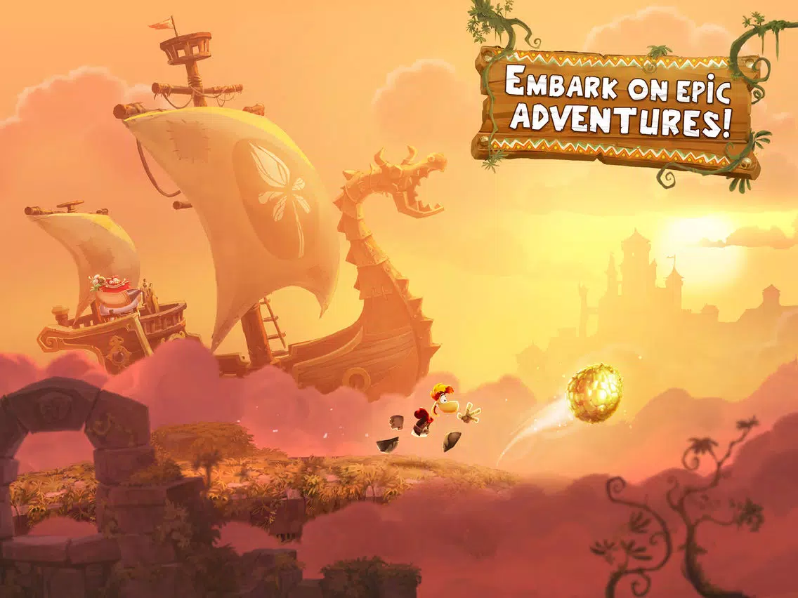 Capturas de pantalla de Rayman Adventures iPad